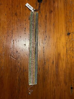 Multicolor Crystal Choker Necklace - Women Accessories